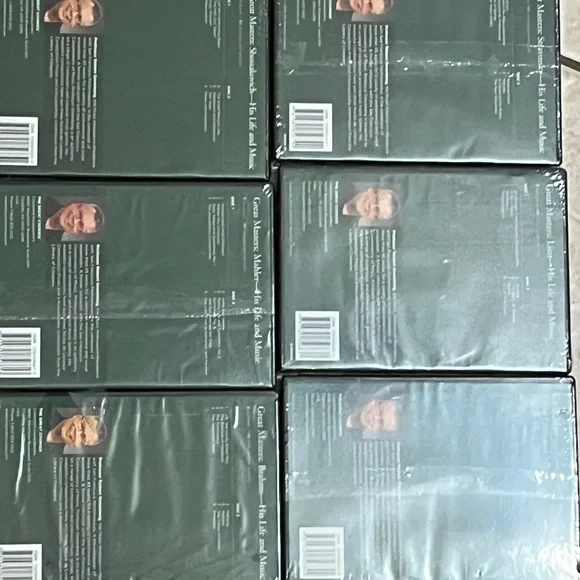 The Great Courses Great Masters Dvd and Book His Life & Music Set of 6 New - Picture 8 of 9
